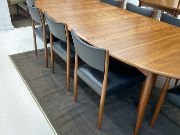 PARKER DINING CHAIRS in Black Full-Grain Leather