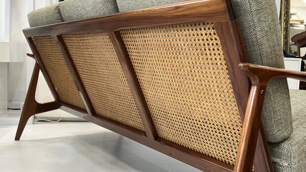 Parker 3-Seater with Rattan Back