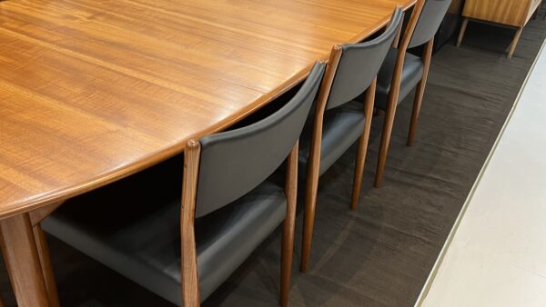 PARKER DINING CHAIRS in Black Full-Grain Leather - Image 2