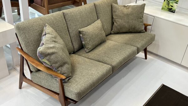 Parker 3-Seater with Rattan Back - Image 5