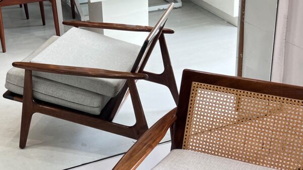 PARKER Low-Line Rattan Back Armchair - Image 3