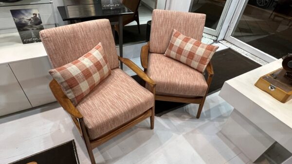 Don Rex armchair with Rattan Back Mid-Century *Pair available* - Image 3