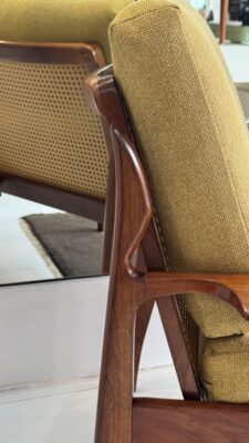 Fler Narvik LOW LINE armchair with rattan back